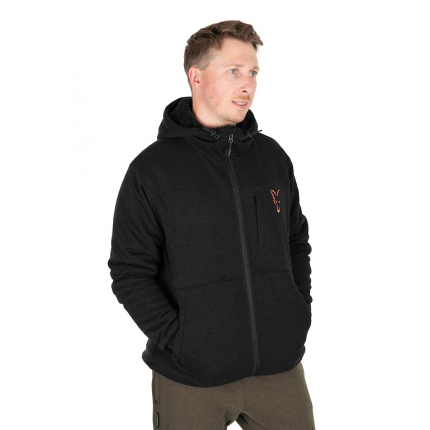 Fox Bunda Collection Sherpa Jacket Black Orange