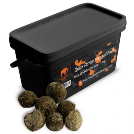 Mastodont Baits boilies quick action Fish and Fruit mix 1 kg 20/24 mm