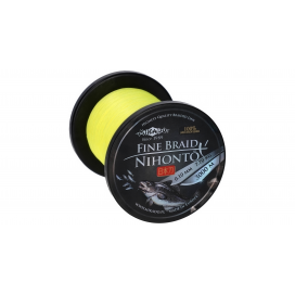 Mikado Pletená Šňůra Nihonto Fine Braid 0.08mm/4.59kg/3000m Fluo/žlutá 1 Cívka