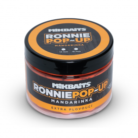 Mikbaits Boilies Ronnie Pop-Up Mandarinka 14mm 150ml