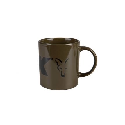 Fox  Hrnek Green and Black Logo Ceramic Mug 350ml