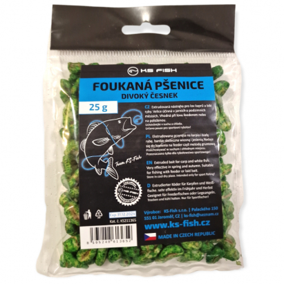 KS Fish foukaná pšenice 25g česnek