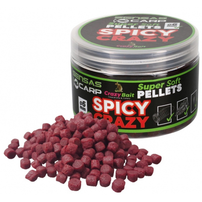 Sensas Pelety Super Soft Spicy koření 60g 6mm