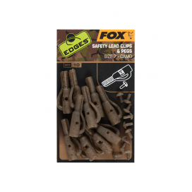 Fox Závěsky Edges Camo Safety Lead Clips & Pegs 10 ks Velikost 7