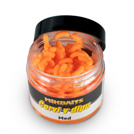 Mikbaits Červi v dipu 50ml - Med